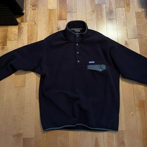 Size XL Patagonia snap t pullover black